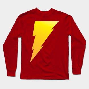 Shazam! - halftone Long Sleeve T-Shirt